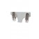 Diamond Hoop Earrings, Princess Cuts Invisible Set 75pts. t.w. 14kt White Gold