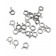 Spring Ring Clasps,5mm Diameter in Sterling Silver, 10 Pieces  