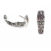 Sterling Silver/18kt. EFFY Diamond Earrings post backs 